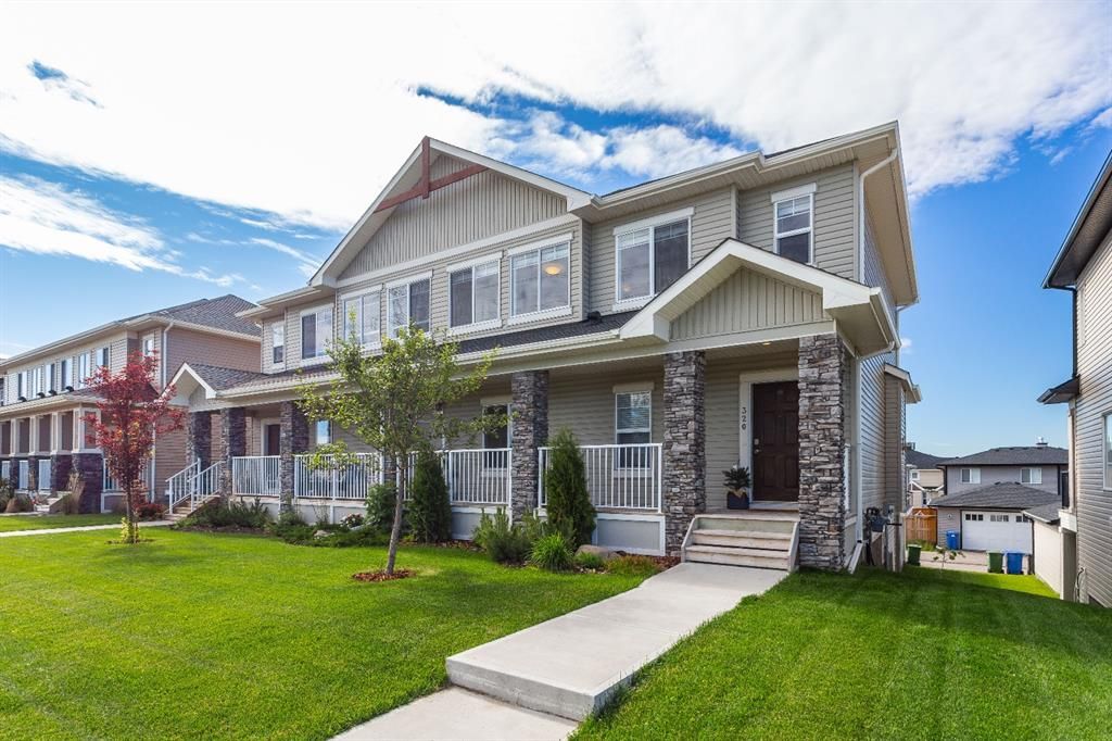 Main Photo: 320 Rainbow Falls Green: Chestermere Semi Detached for sale : MLS®# A1011428