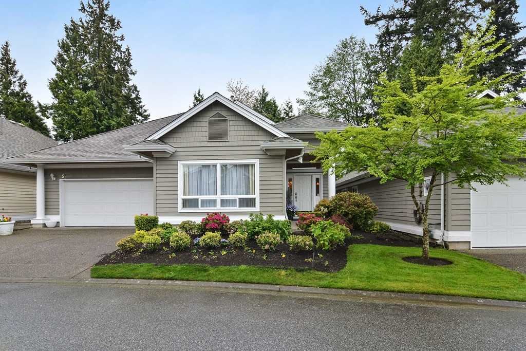 Main Photo: 5 1881 144 Street in Surrey: Sunnyside Park Surrey Townhouse for sale in "Brambley Hedge" (South Surrey White Rock)  : MLS®# R2162090