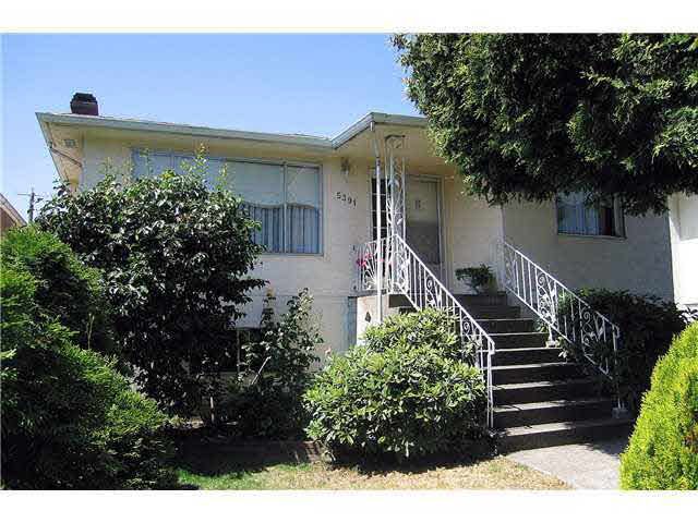 Main Photo: 5391 Dumfries St, in Vancouver: Knight House for sale (Vancouver East)  : MLS®# V1019217