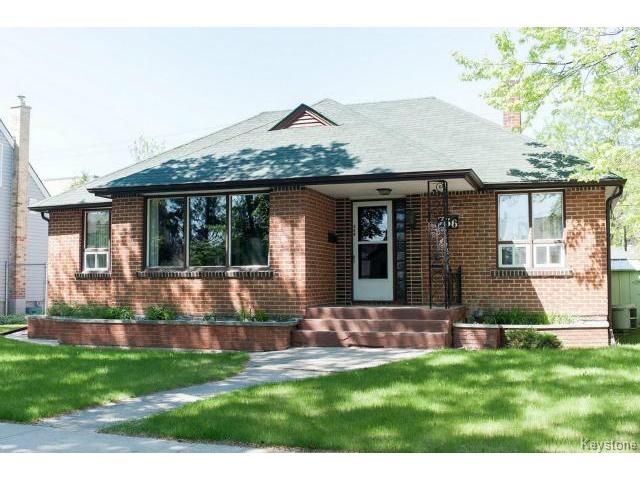 Main Photo: 736 Clifton Street in WINNIPEG: West End / Wolseley House for sale (West Winnipeg)  : MLS®# 1412953
