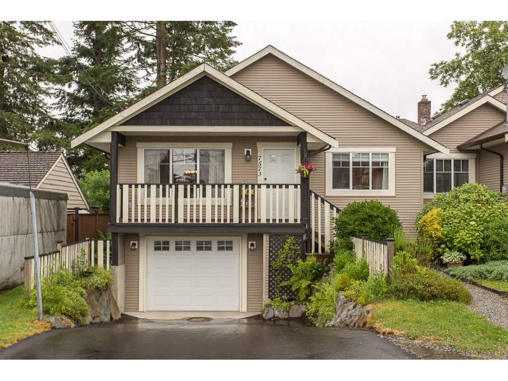 Main Photo: 7573 COLUMBIA Street in Mission: Mission BC 1/2 Duplex for sale : MLS®# R2175303