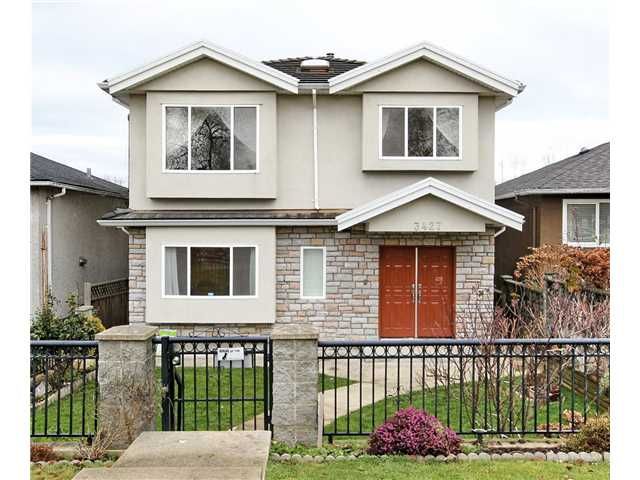 Main Photo: 3427 E 23RD AV in Vancouver: Renfrew Heights House for sale in "Renfrew Heights" (Vancouver East)  : MLS®# V1040249