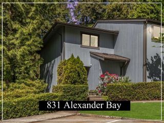 Main Photo: 831 ALEXANDER Bay in Port Moody: North Shore Pt Moody Townhouse for sale in "WOODSIDE VILLAGE" : MLS®# R2882621