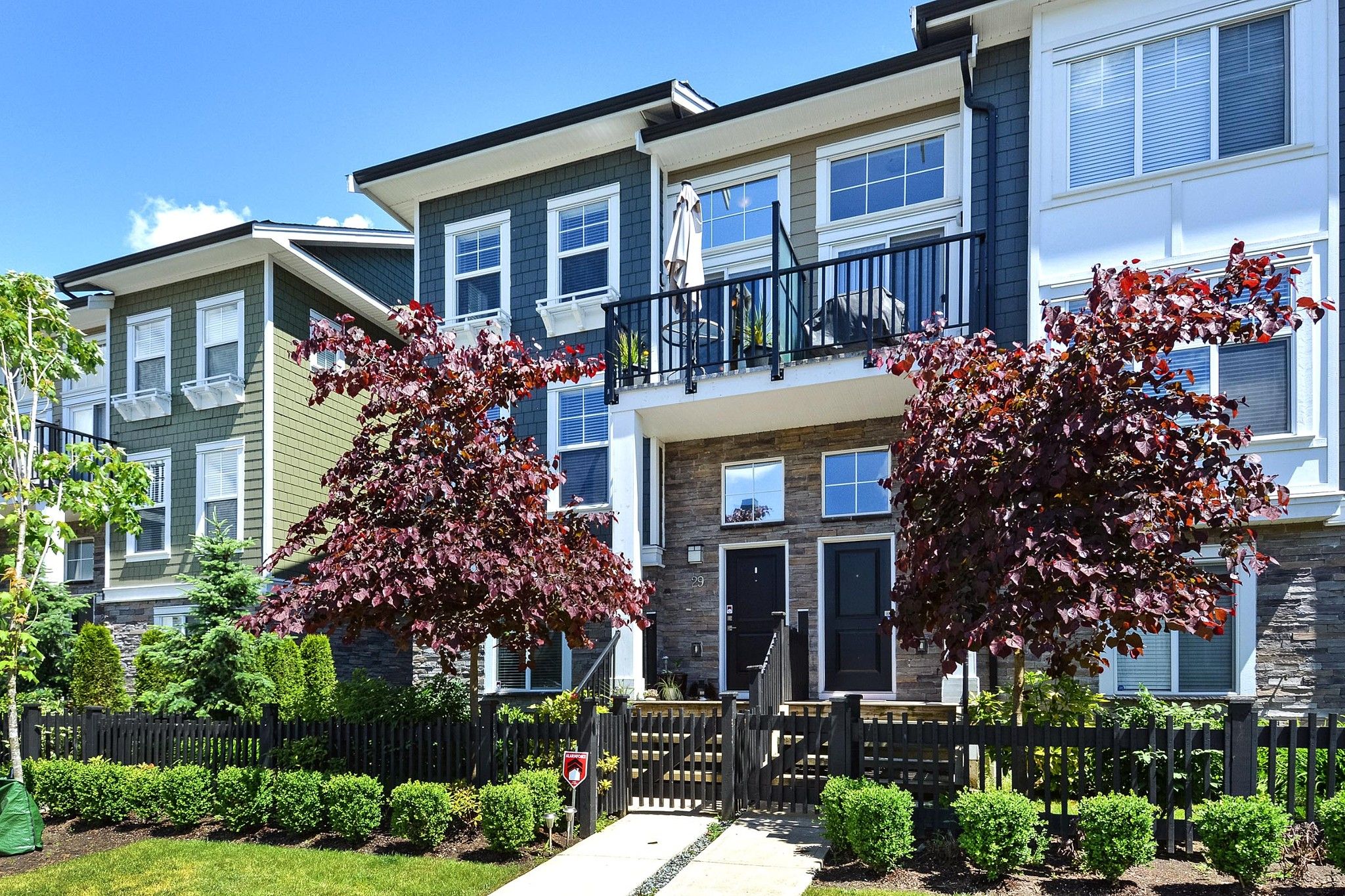 Main Photo: 29 7686 209 Street in Langley: Willoughby Heights Townhouse for sale in "KEATON" : MLS®# R2279137