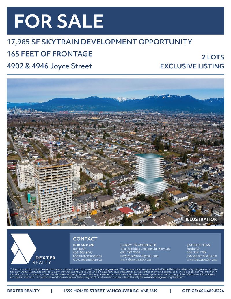 FEATURED LISTING: 4902 /4946 Joyce Street Vancouver