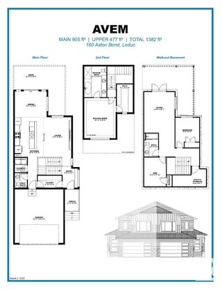 Photo 2: 160 ASTON Bend: Leduc House Half Duplex for sale : MLS®# E4317870