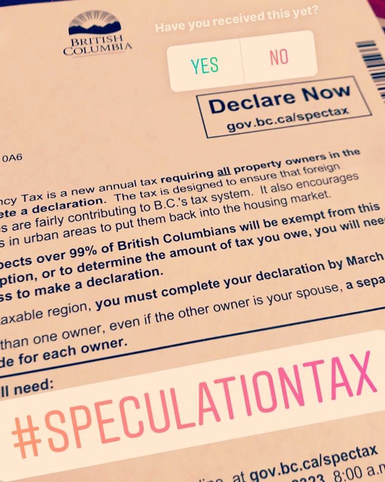 Speculation Tax - Declare Your Exemption Today!