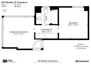 Photo 29: 1207 567 HORNBY Street in Vancouver: Downtown VW Condo for sale (Vancouver West)  : MLS®# R2808507