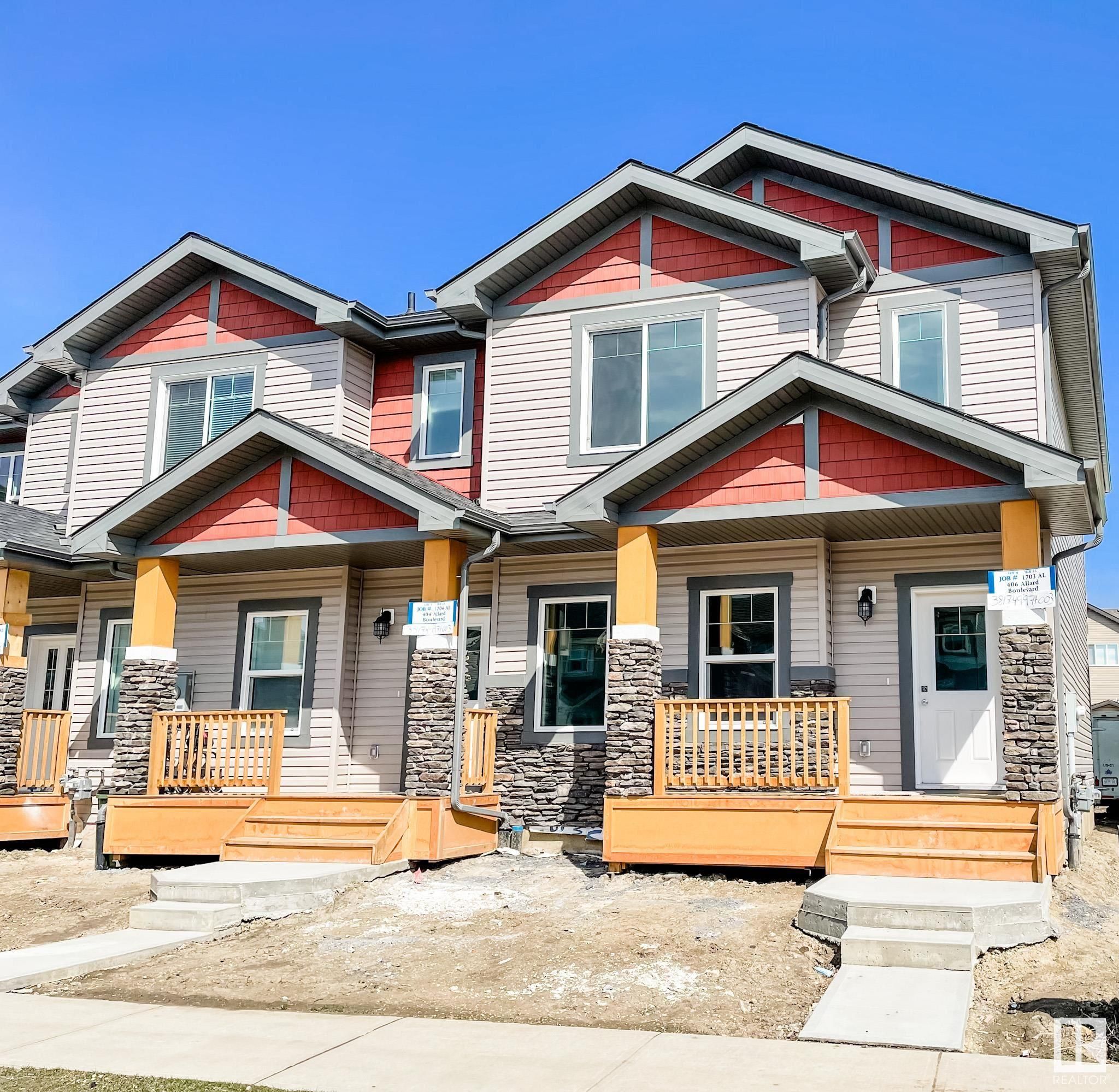 Main Photo: 406 ALLARD Boulevard in Edmonton: Zone 55 Attached Home for sale : MLS®# E4292413