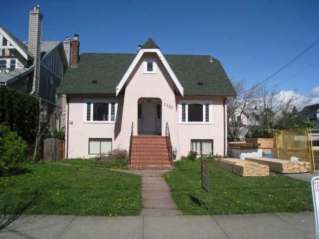 Main Photo: 2555 W 8TH Avenue in Vancouver: Kitsilano House for sale in "KITSILANO" (Vancouver West)  : MLS®# V881130