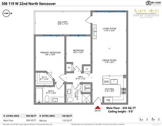 Photo 24: 308 119 W 22ND Street in North Vancouver: Central Lonsdale Condo for sale in "Anderson Walk" : MLS®# R2884626