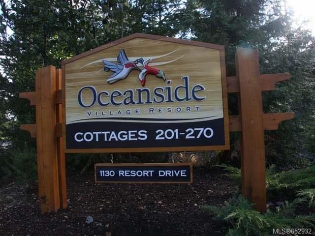 Main Photo: 241 1130 RESORT DRIVE in PARKSVILLE: PQ Parksville Row/Townhouse for sale (Parksville/Qualicum)  : MLS®# 652932