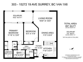 Photo 26: 303 15272 19 Avenue in Surrey: King George Corridor Condo for sale in "Parkview Place" (South Surrey White Rock)  : MLS®# R2842155