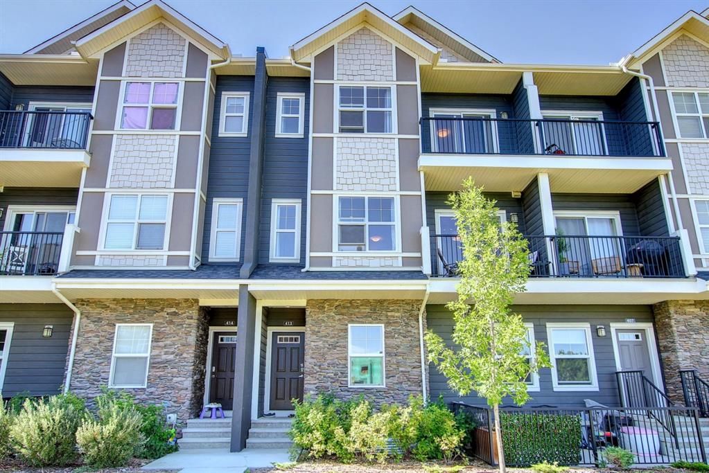 Main Photo: 413 250 Fireside View: Cochrane Row/Townhouse for sale : MLS®# A1241348