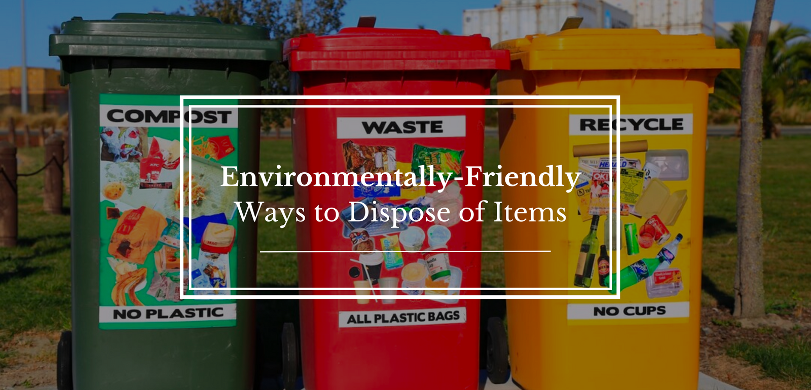 Environmentally - Friendly Ways to Dispose of Items