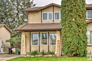Photo 1: 10917 173A Avenue in Edmonton: Zone 27 House Half Duplex for sale : MLS®# E4360155