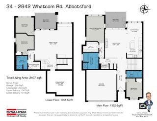 Photo 3: 34 2842 WHATCOM Road in Abbotsford: Abbotsford East Townhouse for sale in "Forest Ridge" : MLS®# R2733380