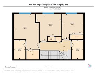 Photo 27: 908 881 Sage Valley Boulevard NW in Calgary: Sage Hill Row/Townhouse for sale : MLS®# A2122431