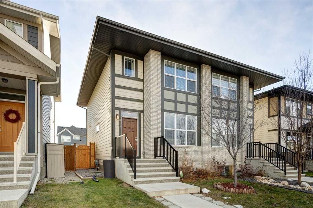 Main Photo: 8117 Masters Boulevard SE in Calgary: Mahogany Semi Detached (Half Duplex) for sale : MLS®# A2092605
