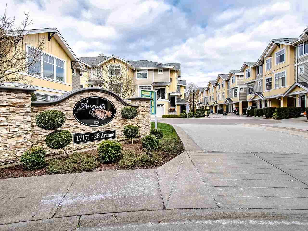 Main Photo: 17 17171 2B Avenue in Surrey: Pacific Douglas Townhouse for sale in "Augusta" (South Surrey White Rock)  : MLS®# R2539567