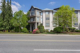 Photo 1: 110 32725 GEORGE FERGUSON Way in Abbotsford: Abbotsford West Condo for sale in "Uptown" : MLS®# R2842816