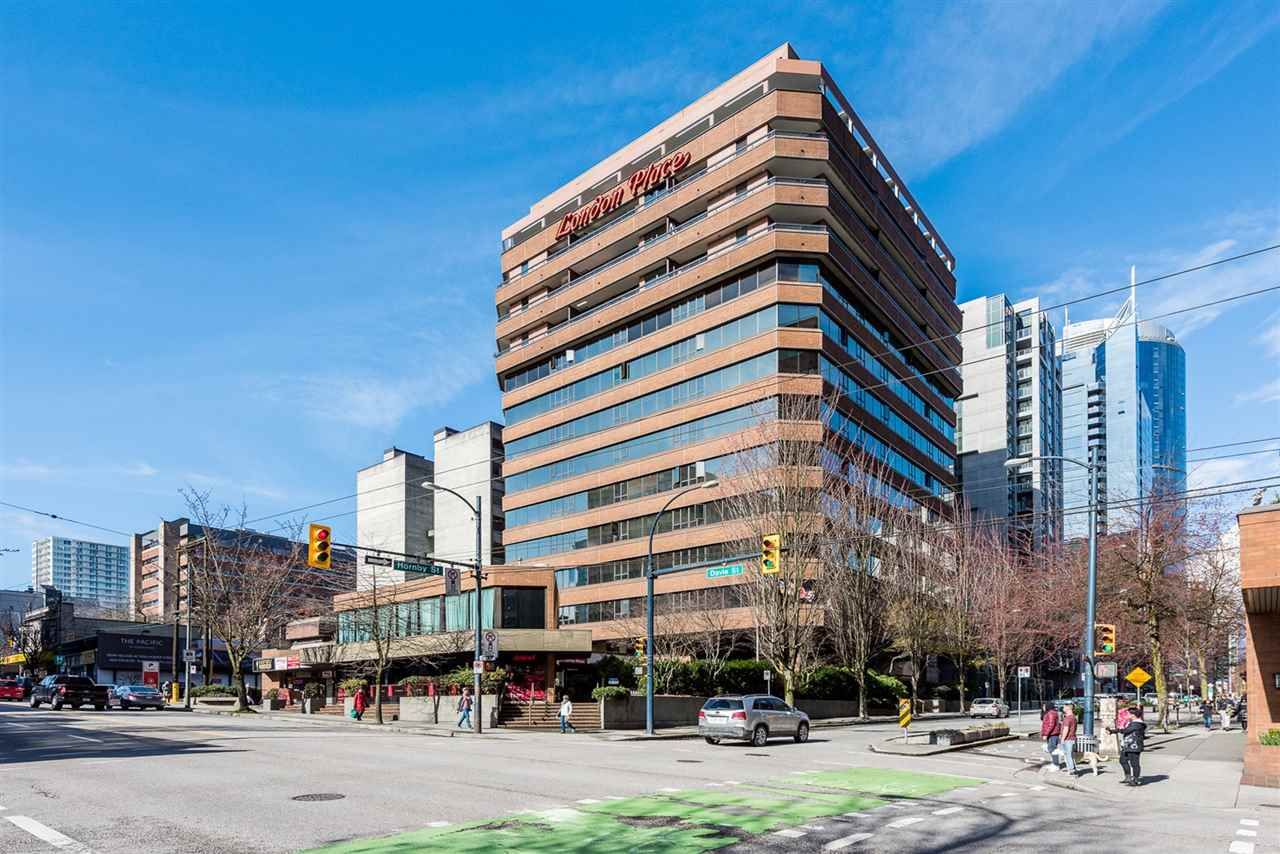 Main Photo: 606 1177 HORNBY STREET in Vancouver: Downtown VW Condo for sale (Vancouver West)  : MLS®# R2250865