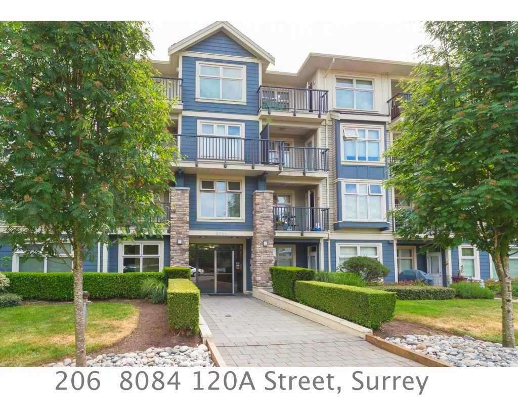 Main Photo: 206 8084 120A Street in Surrey: Queen Mary Park Surrey Condo for sale in "THE ECLIPSE" : MLS®# R2069146