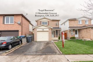 Photo 1: 13 Martindale Crescent in Brampton: Bram East House (2-Storey) for sale : MLS®# W8252210