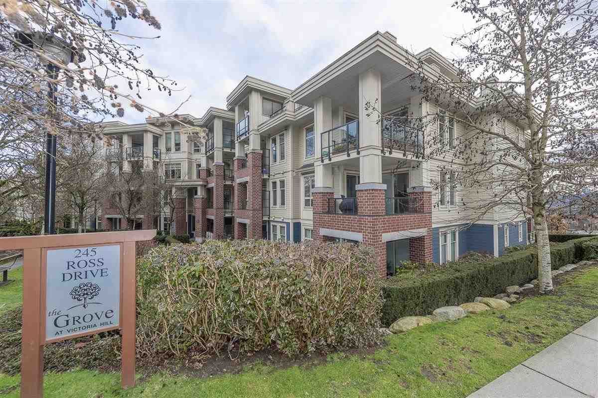Main Photo: 312 245 ROSS Drive in New Westminster: Fraserview NW Condo for sale : MLS®# R2429815