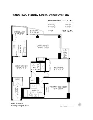 Photo 31: 2105 1500 HORNBY Street in Vancouver: Yaletown Condo for sale in "888 BEACH" (Vancouver West)  : MLS®# R2879578