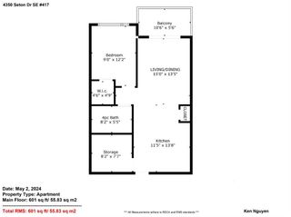 Photo 16: 417 4350 Seton Drive SE in Calgary: Seton Apartment for sale : MLS®# A2127496
