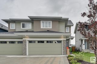 Photo 1: 1604 169 Street in Edmonton: Zone 56 House Half Duplex for sale : MLS®# E4301187
