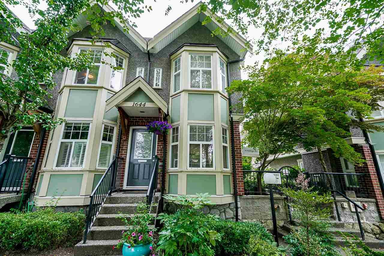 Main Photo: 1644 E GEORGIA STREET in Vancouver: Hastings Townhouse for sale (Vancouver East)  : MLS®# R2480572