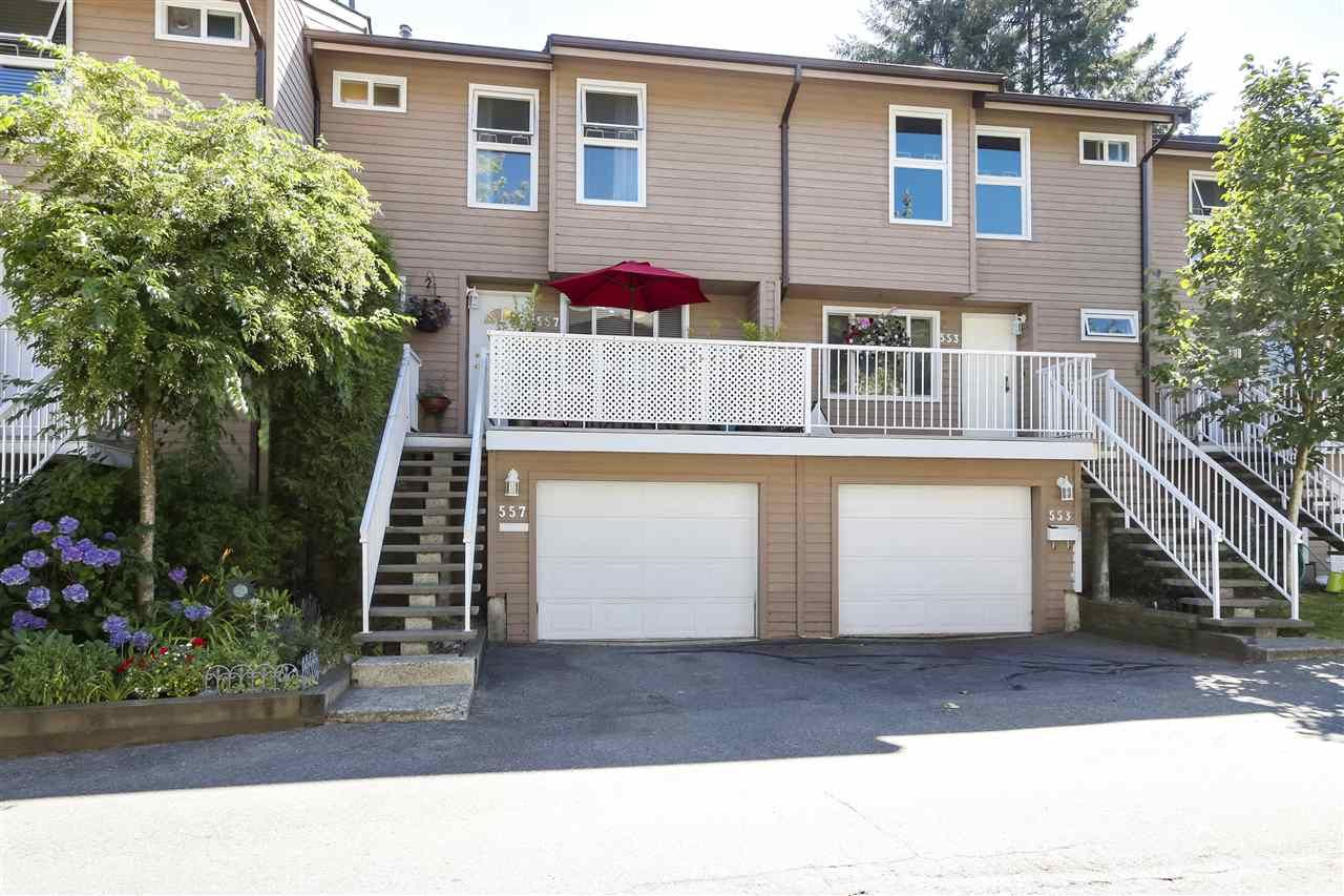 Main Photo: 557 CARLSEN PLACE in : North Shore Pt Moody Townhouse for sale : MLS®# R2481494