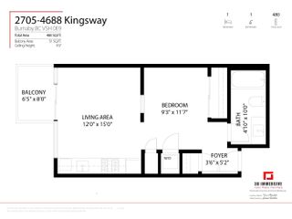 Photo 13: 2705 4688 KINGSWAY in Burnaby: Metrotown Condo for sale in "Station Square 1 by Anthem Properties" (Burnaby South)  : MLS®# R2724444