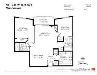 Photo 18: 411 789 W 16TH Avenue in Vancouver: Fairview VW Condo for sale in "SIXTEEN WILLOWS" (Vancouver West)  : MLS®# R2076359