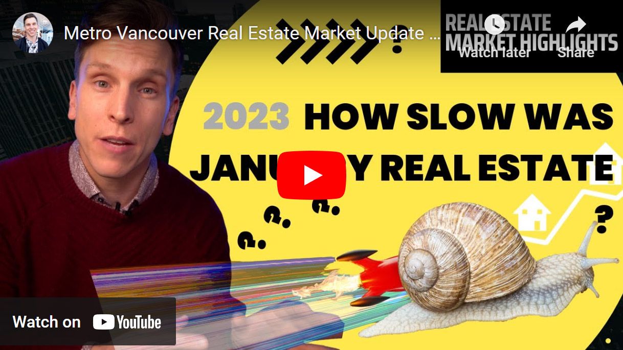 Monthly Metro Vancouver Real Estate Market Update - January 2023
