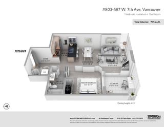 Photo 18: 803 587 W 7TH Avenue in Vancouver: Fairview VW Condo for sale in "Affiniti" (Vancouver West)  : MLS®# R2740744