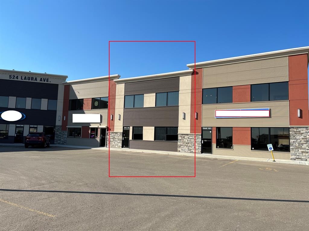 Main Photo: 102 524 Laura Avenue: Rural Red Deer County Mixed Use for lease : MLS®# A1160605