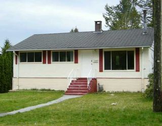 Photo 1: 2252 HAVERSLEY AV in Coquitlam: Coquitlam East House for sale : MLS®# V579889