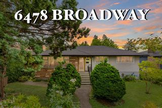 Photo 1: 6478 BROADWAY STREET in Burnaby: Parkcrest House for sale (Burnaby North)  : MLS®# R2601207