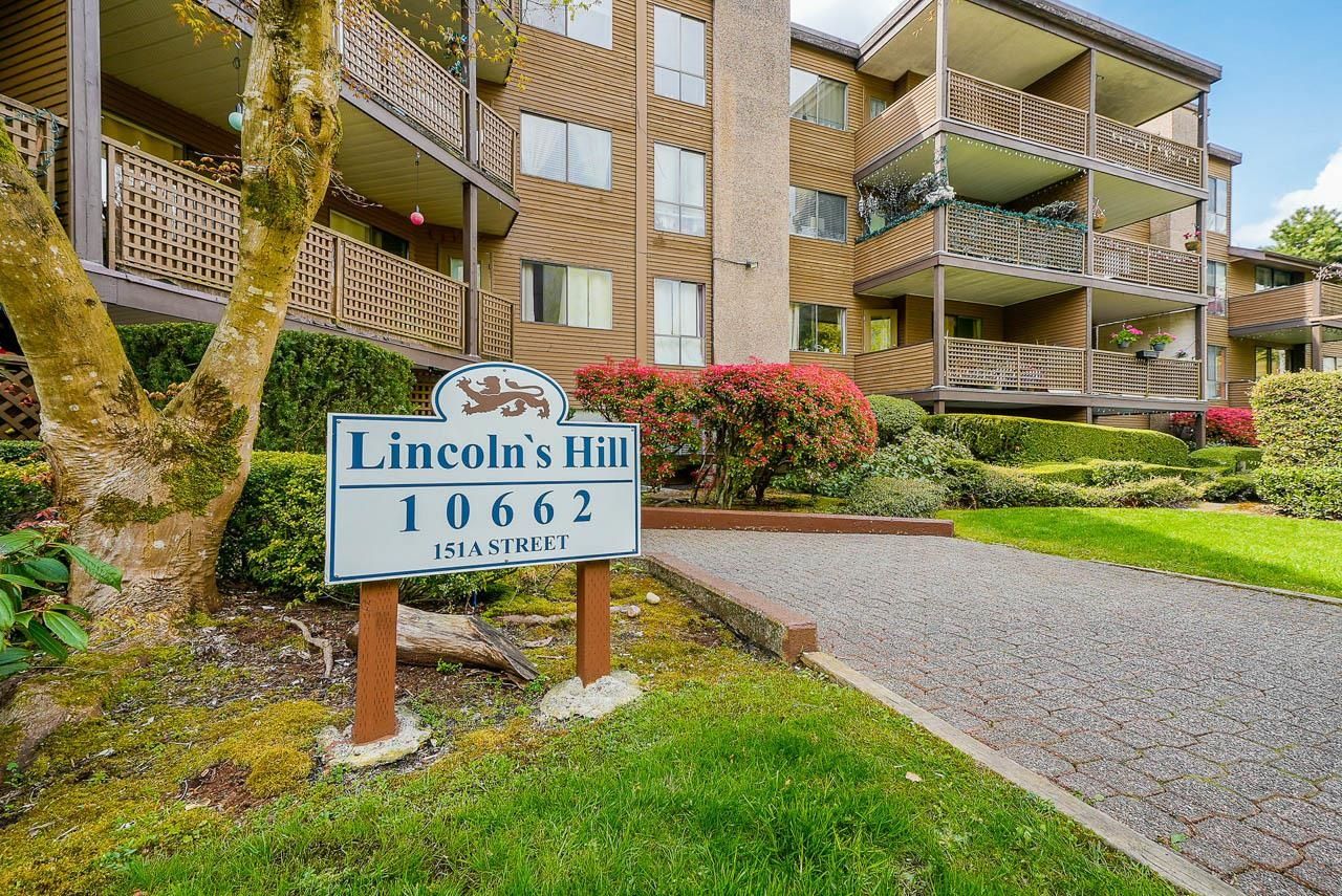 Main Photo: 108 10662 151A Street in Surrey: Guildford Condo for sale in "Lincoln's Hill" (North Surrey)  : MLS®# R2846782