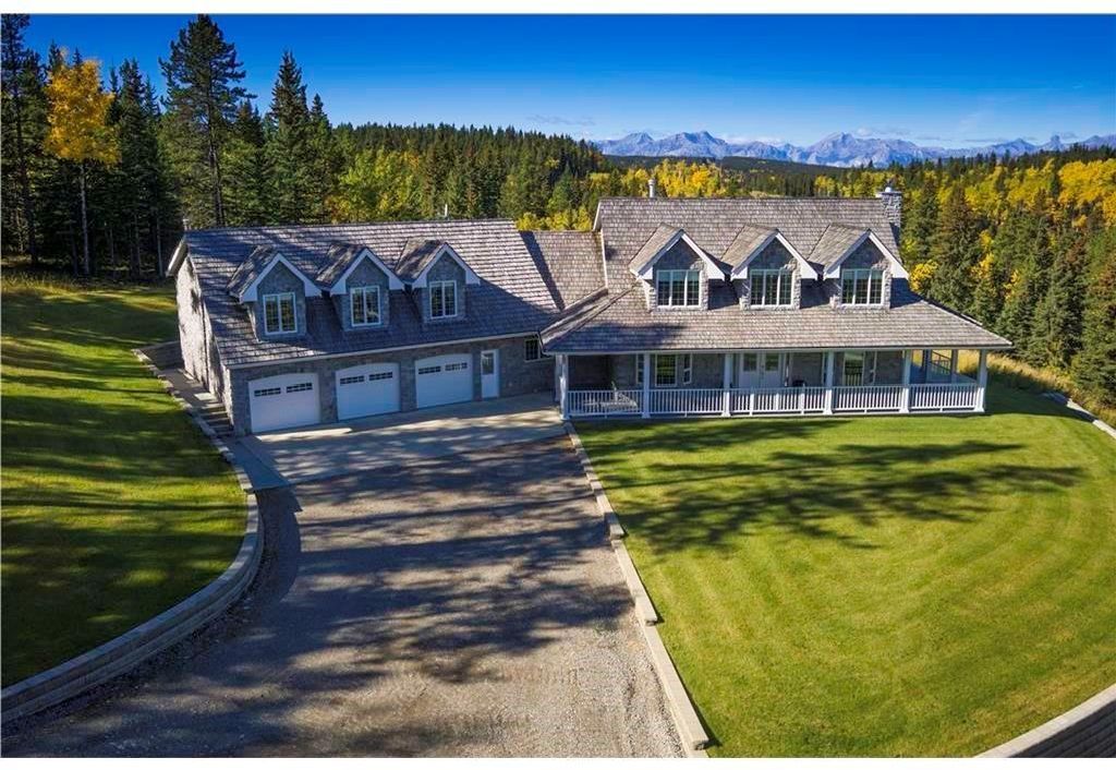 Majestic six bedroom home with incredible views of the Rocky Mountains.