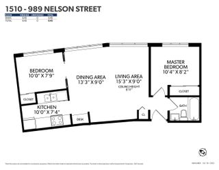 Photo 20: 1510 989 NELSON Street in Vancouver: Downtown VW Condo for sale (Vancouver West)  : MLS®# R2672103
