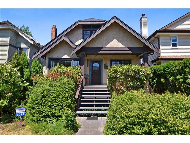 Main Photo: 2011 CREELMAN Avenue in Vancouver: Kitsilano House for sale in "KITS POINT" (Vancouver West)  : MLS®# V1128858