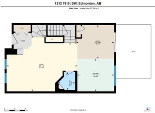 Photo 2: 1212 76 Street in Edmonton: Zone 53 House Half Duplex for sale : MLS®# E4381928