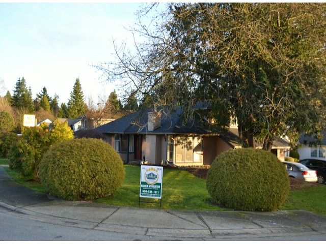 Main Photo: 892 161A Street in SURREY: King George Corridor House for sale (South Surrey White Rock)  : MLS®# F1300972