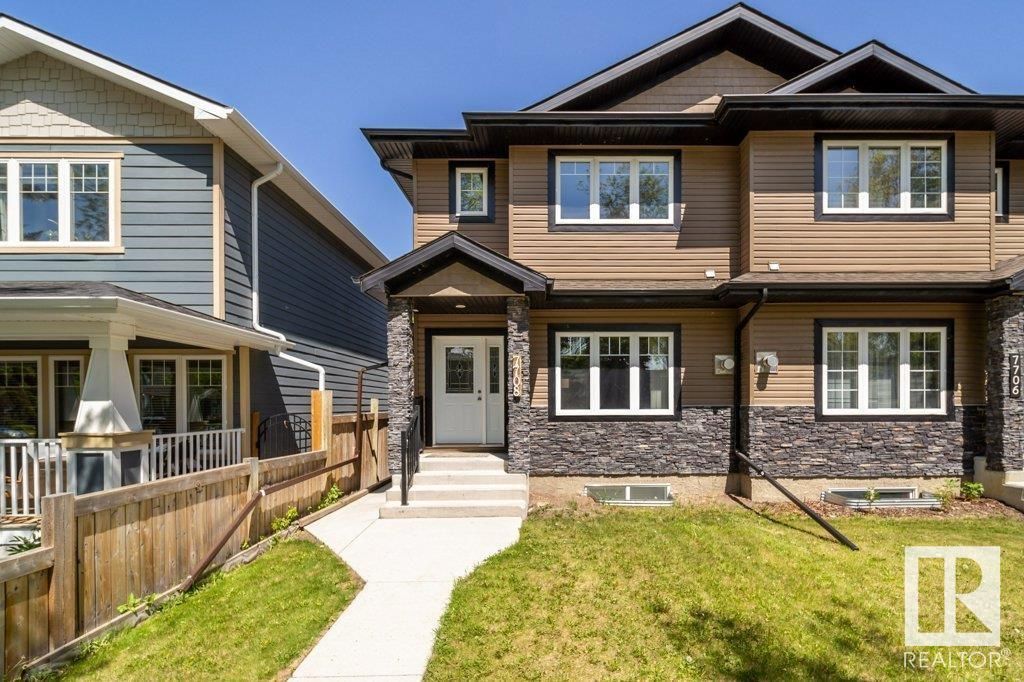 Main Photo: 7708 79 Avenue in Edmonton: Zone 17 House Half Duplex for sale : MLS®# E4297869
