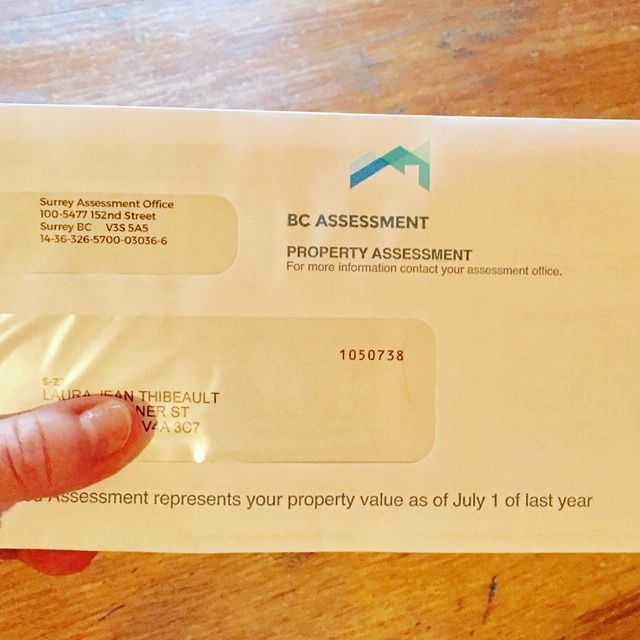 BC Property Tax Assessment Notices 2020