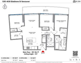 Photo 2: 1205 4638 GLADSTONE Street in Vancouver: Victoria VE Condo for sale in "KENSINGTON GARDENS" (Vancouver East)  : MLS®# R2880694